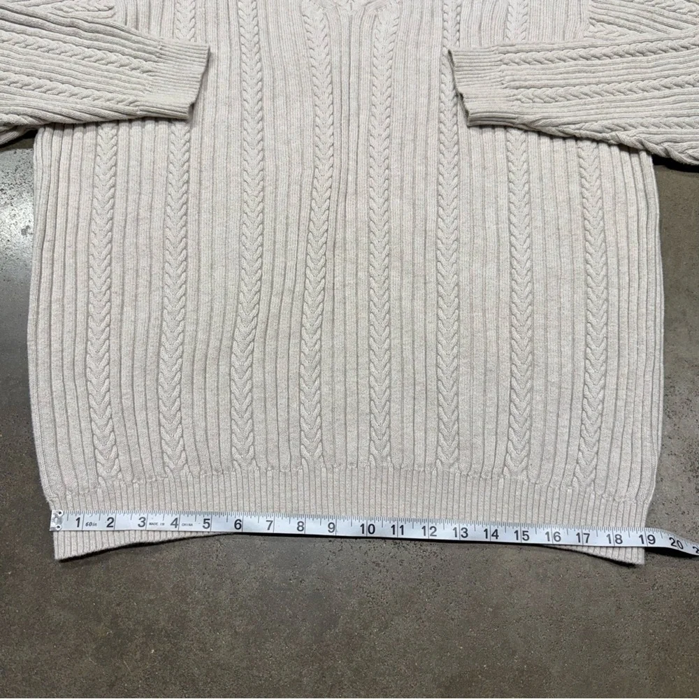 Vintage IZOD Thick Cable Knit Sweater Preppy Pullover Hong Kong